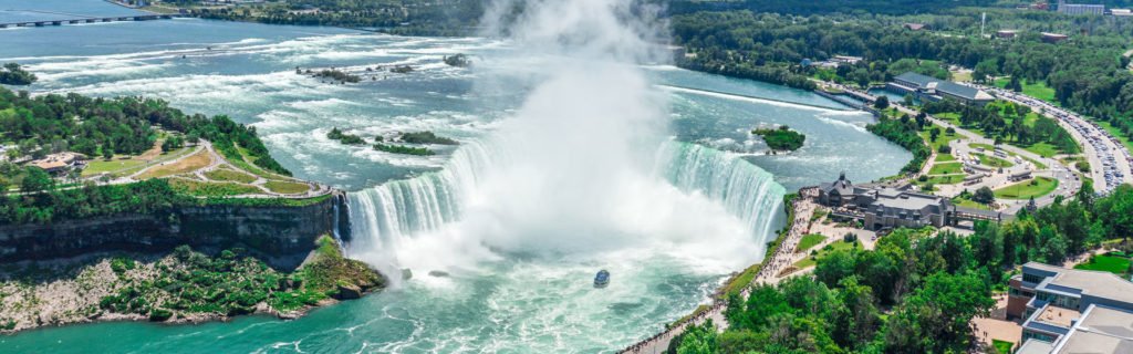 Position of Niagara Falls has changed over the years