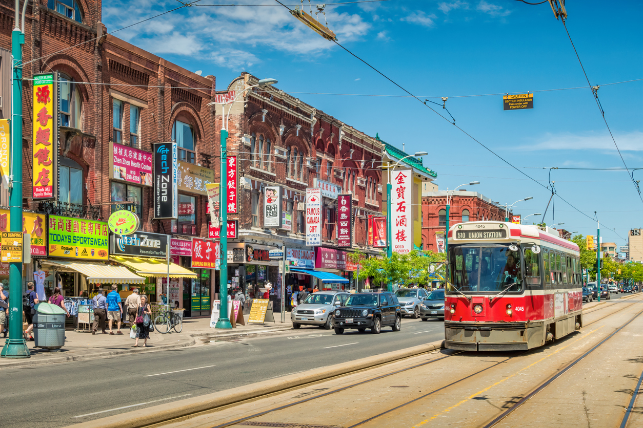 How big is Chinatown in Toronto?