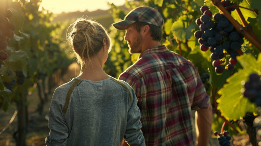 A vineyard at Niagara on the lake