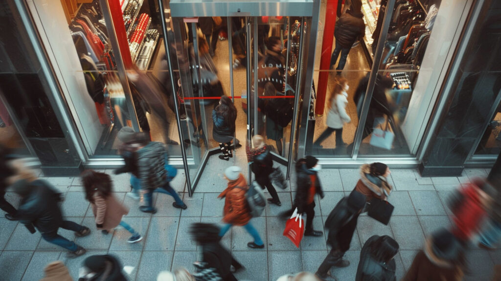 Crowded Mall