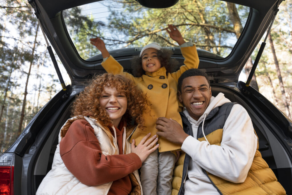Family enjoying road trips!
